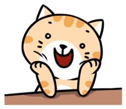 Dull Cat feeling English edition sticker #2264607