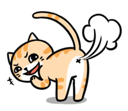 Dull Cat feeling English edition sticker #2264608