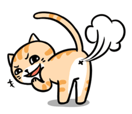 Dull Cat feeling English edition sticker #2264608