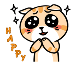 Dull Cat feeling English edition sticker #2264609