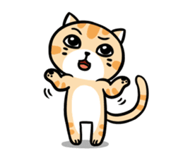 Dull Cat feeling English edition sticker #2264610