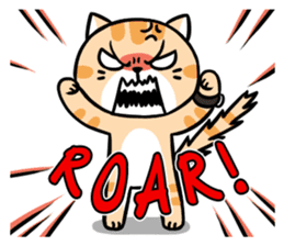 Dull Cat feeling English edition sticker #2264614
