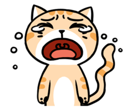 Dull Cat feeling English edition sticker #2264617