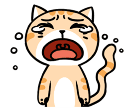 Dull Cat feeling English edition sticker #2264617
