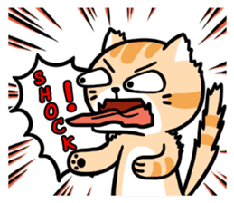 Dull Cat feeling English edition sticker #2264620