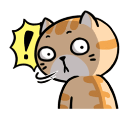 Dull Cat feeling English edition sticker #2264621