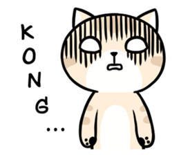 Dull Cat feeling English edition sticker #2264622