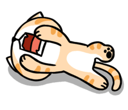 Dull Cat feeling English edition sticker #2264623
