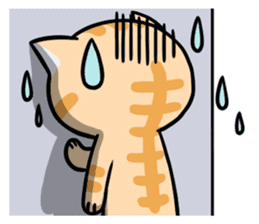 Dull Cat feeling English edition sticker #2264625