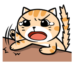 Dull Cat feeling English edition sticker #2264630