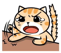 Dull Cat feeling English edition sticker #2264630