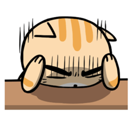 Dull Cat feeling English edition sticker #2264631