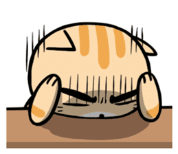 Dull Cat feeling English edition sticker #2264631