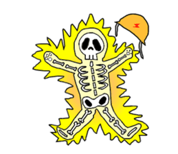 Go for it! Electric construction person sticker #2264972