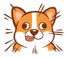 PongPong & Lemon the corgi sticker #2265006