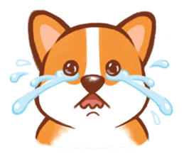 PongPong & Lemon the corgi sticker #2265012