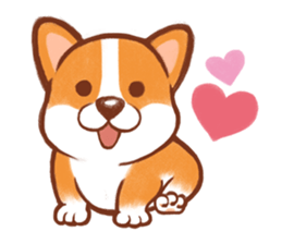 PongPong & Lemon the corgi sticker #2265014