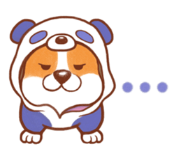 PongPong & Lemon the corgi sticker #2265024