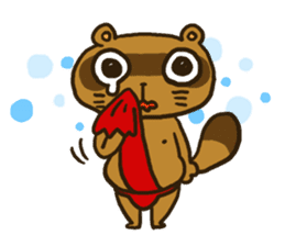 FUNDOSHI**Raccoon sticker #2265112