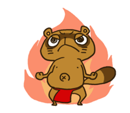 FUNDOSHI**Raccoon sticker #2265113