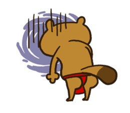 FUNDOSHI**Raccoon sticker #2265115