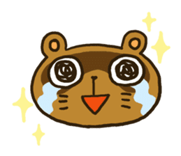 FUNDOSHI**Raccoon sticker #2265117