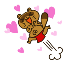 FUNDOSHI**Raccoon sticker #2265122