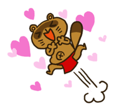 FUNDOSHI**Raccoon sticker #2265122