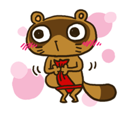 FUNDOSHI**Raccoon sticker #2265123