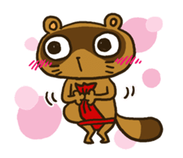 FUNDOSHI**Raccoon sticker #2265123