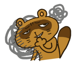 FUNDOSHI**Raccoon sticker #2265125