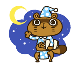 FUNDOSHI**Raccoon sticker #2265126