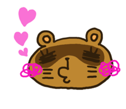 FUNDOSHI**Raccoon sticker #2265129