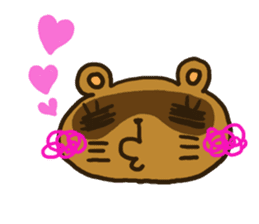 FUNDOSHI**Raccoon sticker #2265129