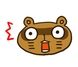 FUNDOSHI**Raccoon sticker #2265130