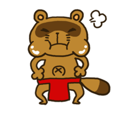 FUNDOSHI**Raccoon sticker #2265135