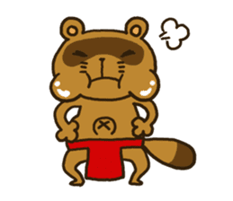 FUNDOSHI**Raccoon sticker #2265135