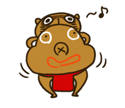 FUNDOSHI**Raccoon sticker #2265136