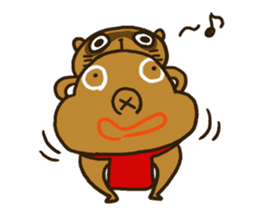 FUNDOSHI**Raccoon sticker #2265136