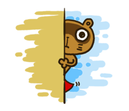 FUNDOSHI**Raccoon sticker #2265137