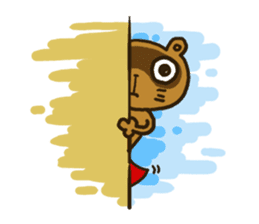 FUNDOSHI**Raccoon sticker #2265137