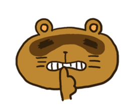 FUNDOSHI**Raccoon sticker #2265140