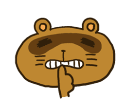 FUNDOSHI**Raccoon sticker #2265140