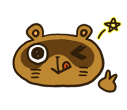 FUNDOSHI**Raccoon sticker #2265142
