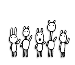 Animals forming a line sticker #2265198