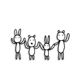Animals forming a line sticker #2265200