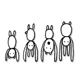 Animals forming a line sticker #2265211