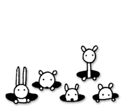 Animals forming a line sticker #2265217