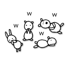 Animals forming a line sticker #2265219