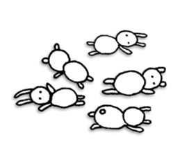 Animals forming a line sticker #2265221
